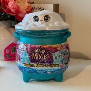 Magic Mixies Magical Gem Surprise Teal Cauldron Moose Toys New Sealed water